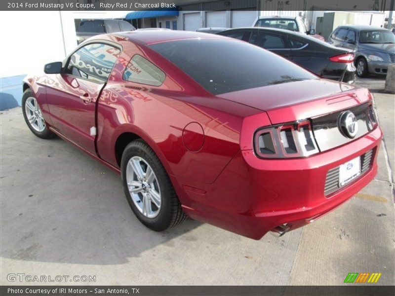Ruby Red / Charcoal Black 2014 Ford Mustang V6 Coupe