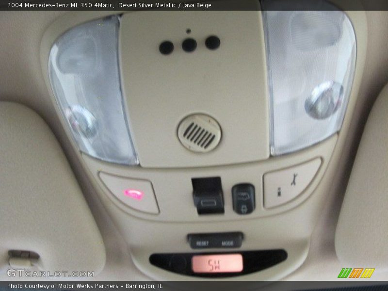 Desert Silver Metallic / Java Beige 2004 Mercedes-Benz ML 350 4Matic