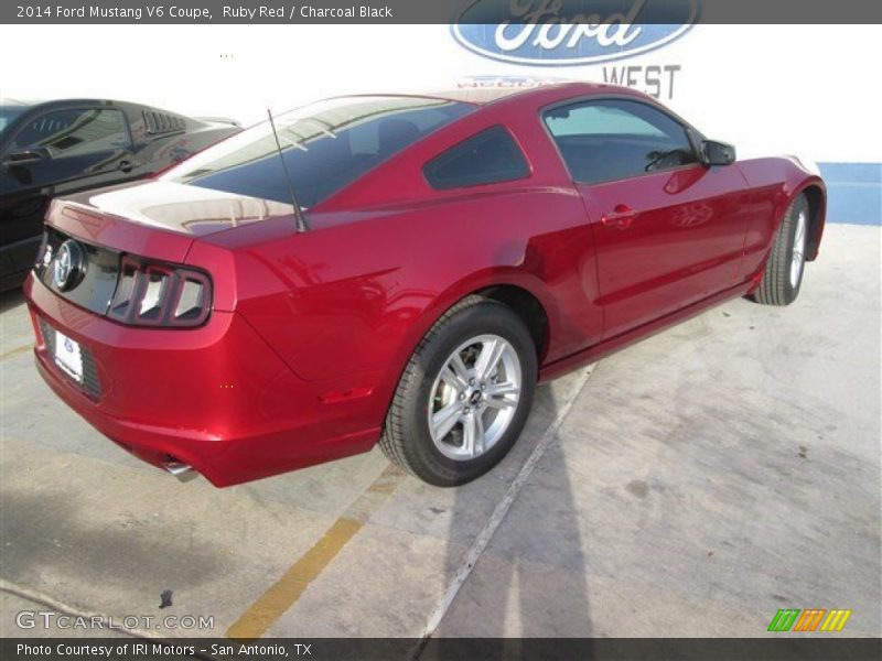 Ruby Red / Charcoal Black 2014 Ford Mustang V6 Coupe