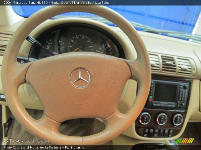 Desert Silver Metallic / Java Beige 2004 Mercedes-Benz ML 350 4Matic