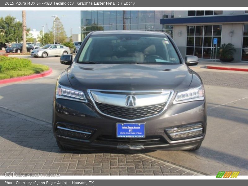 Graphite Luster Metallic / Ebony 2015 Acura MDX SH-AWD Technology