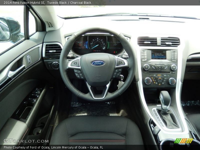 Tuxedo Black / Charcoal Black 2014 Ford Fusion Hybrid SE