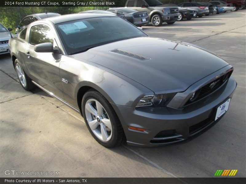 Sterling Gray / Charcoal Black 2014 Ford Mustang GT Coupe