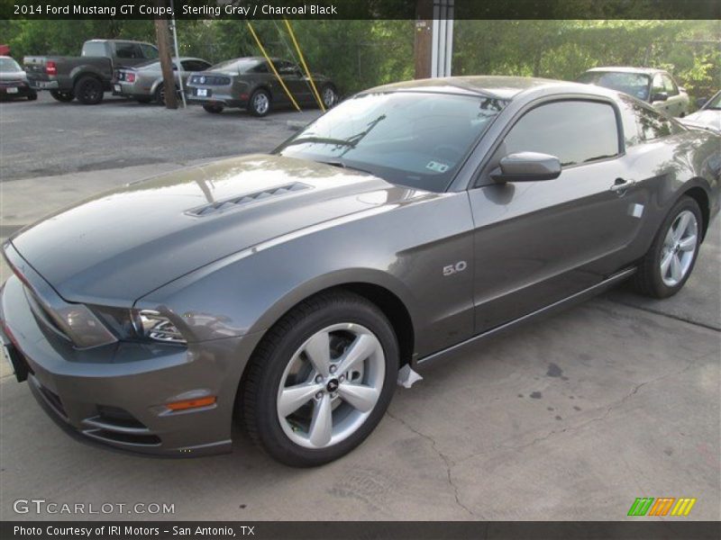 Sterling Gray / Charcoal Black 2014 Ford Mustang GT Coupe