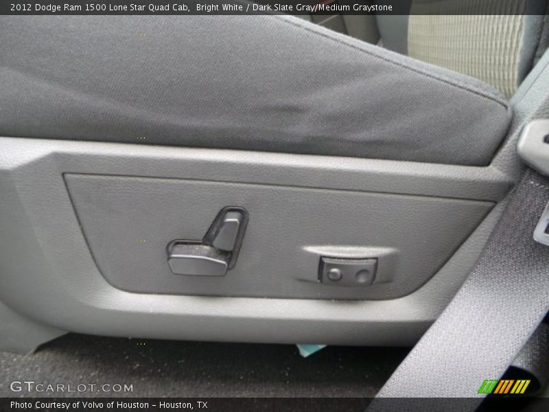 Bright White / Dark Slate Gray/Medium Graystone 2012 Dodge Ram 1500 Lone Star Quad Cab