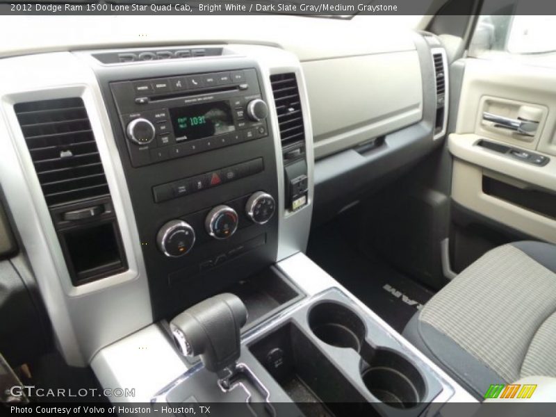 Bright White / Dark Slate Gray/Medium Graystone 2012 Dodge Ram 1500 Lone Star Quad Cab