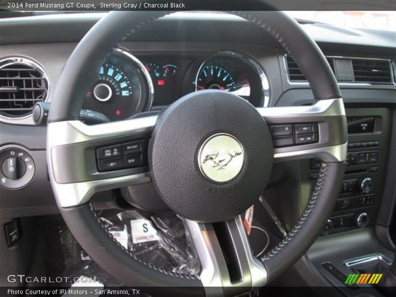 Sterling Gray / Charcoal Black 2014 Ford Mustang GT Coupe