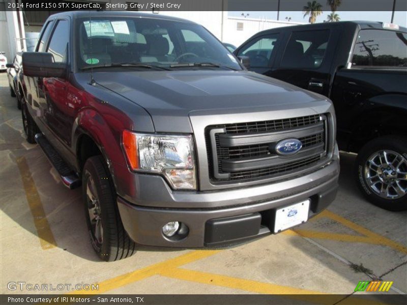 Sterling Grey / Steel Grey 2014 Ford F150 STX SuperCab