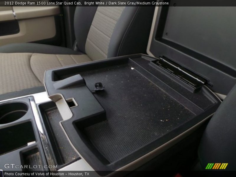 Bright White / Dark Slate Gray/Medium Graystone 2012 Dodge Ram 1500 Lone Star Quad Cab