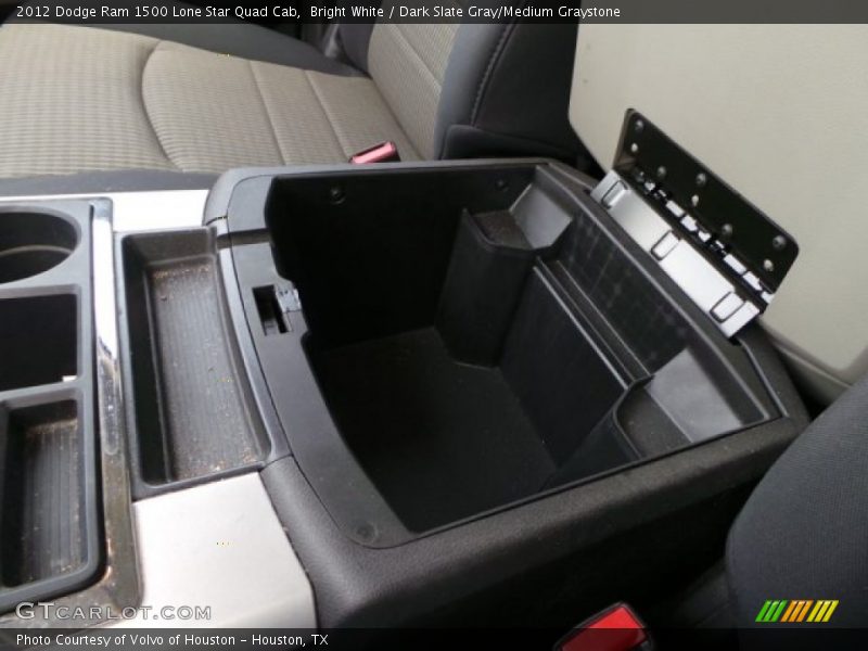 Bright White / Dark Slate Gray/Medium Graystone 2012 Dodge Ram 1500 Lone Star Quad Cab