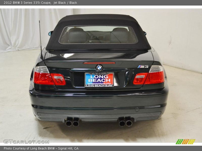 Jet Black / Black 2012 BMW 3 Series 335i Coupe