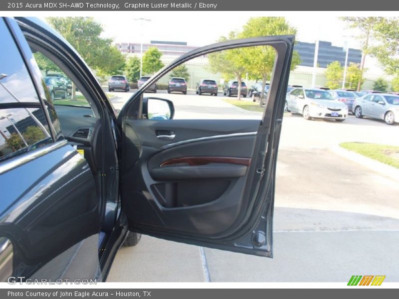 Graphite Luster Metallic / Ebony 2015 Acura MDX SH-AWD Technology