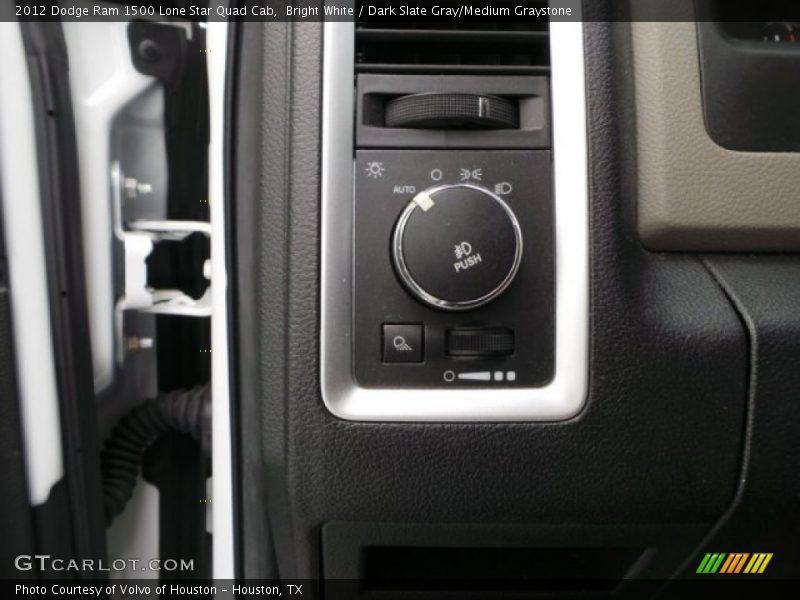 Bright White / Dark Slate Gray/Medium Graystone 2012 Dodge Ram 1500 Lone Star Quad Cab