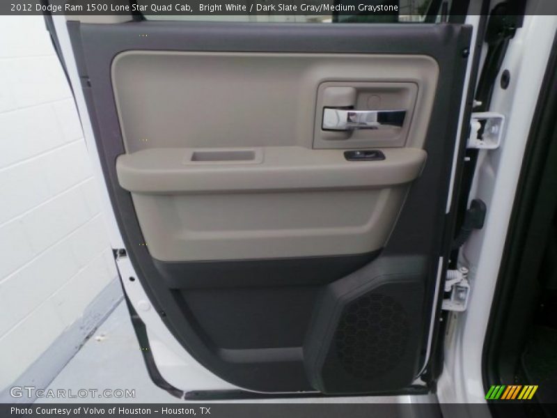 Bright White / Dark Slate Gray/Medium Graystone 2012 Dodge Ram 1500 Lone Star Quad Cab