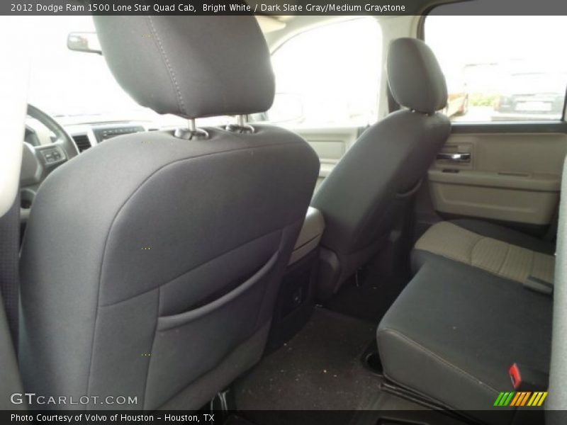 Bright White / Dark Slate Gray/Medium Graystone 2012 Dodge Ram 1500 Lone Star Quad Cab