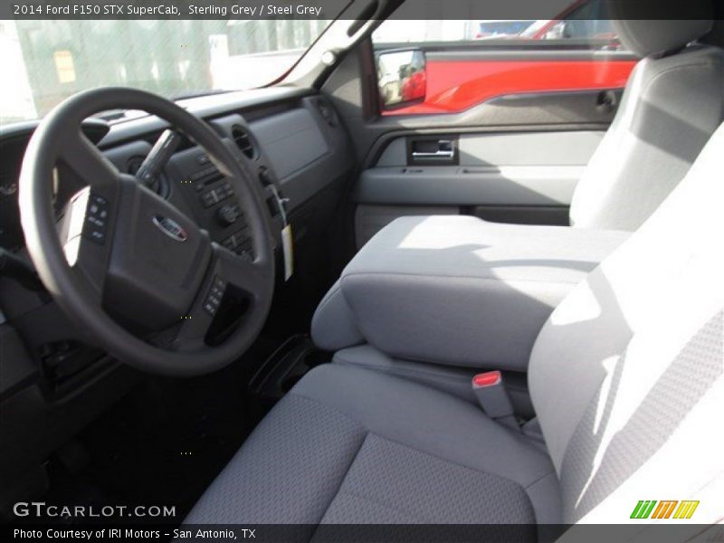 Sterling Grey / Steel Grey 2014 Ford F150 STX SuperCab