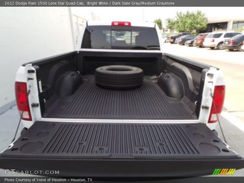 Bright White / Dark Slate Gray/Medium Graystone 2012 Dodge Ram 1500 Lone Star Quad Cab