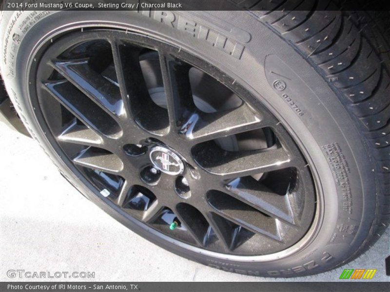 Sterling Gray / Charcoal Black 2014 Ford Mustang V6 Coupe