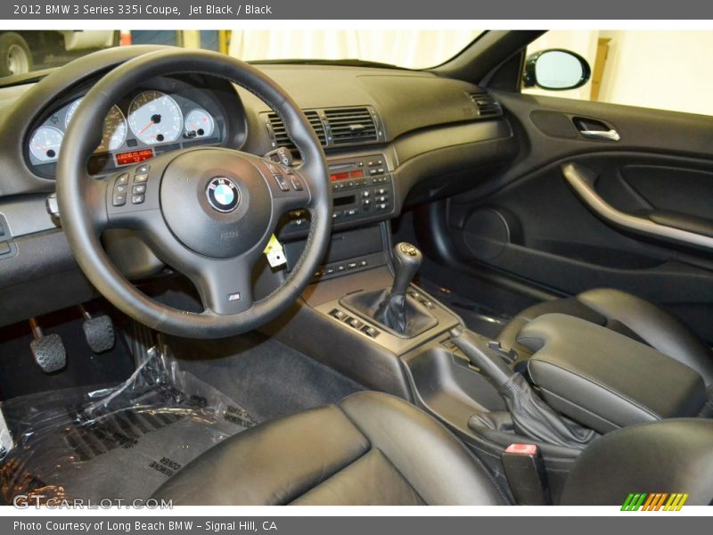 Jet Black / Black 2012 BMW 3 Series 335i Coupe