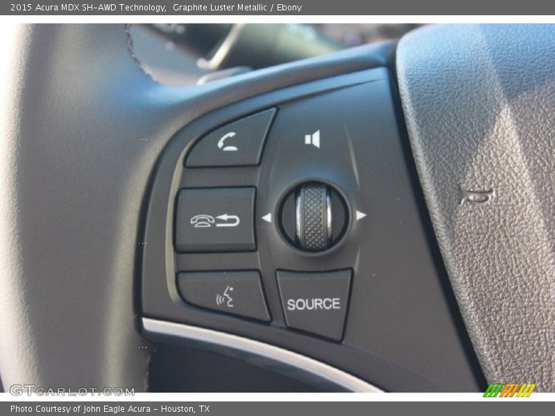 Graphite Luster Metallic / Ebony 2015 Acura MDX SH-AWD Technology