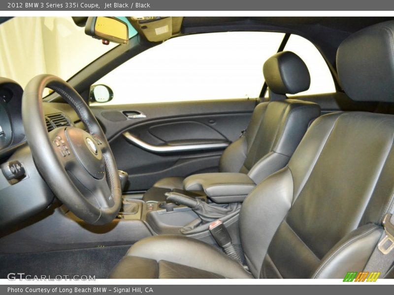 Jet Black / Black 2012 BMW 3 Series 335i Coupe