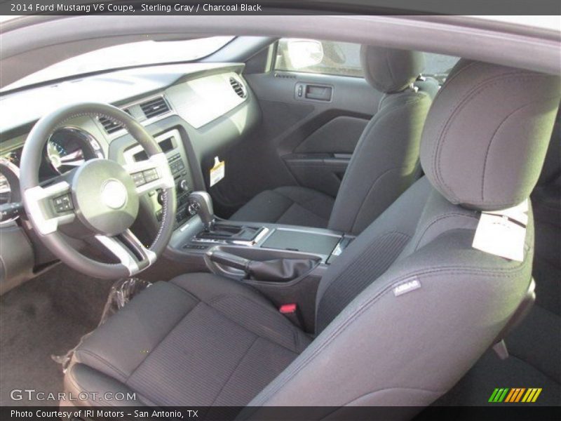 Sterling Gray / Charcoal Black 2014 Ford Mustang V6 Coupe