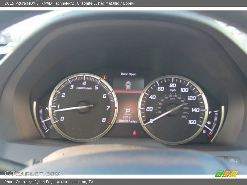 Graphite Luster Metallic / Ebony 2015 Acura MDX SH-AWD Technology