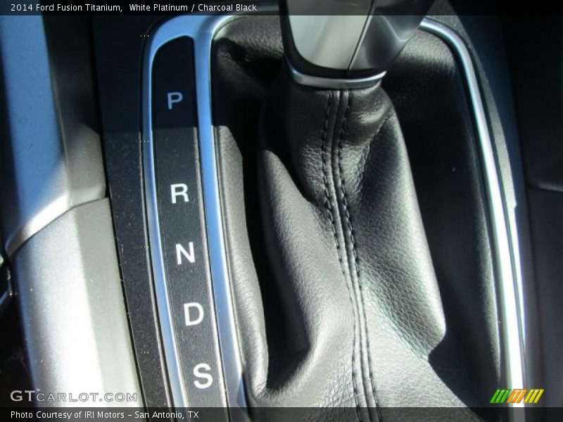 White Platinum / Charcoal Black 2014 Ford Fusion Titanium