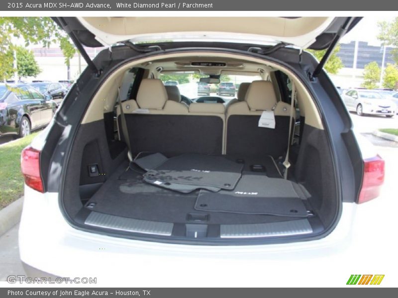 White Diamond Pearl / Parchment 2015 Acura MDX SH-AWD Advance