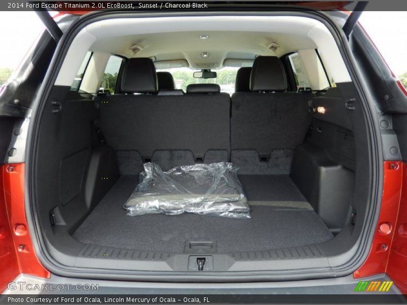 Sunset / Charcoal Black 2014 Ford Escape Titanium 2.0L EcoBoost