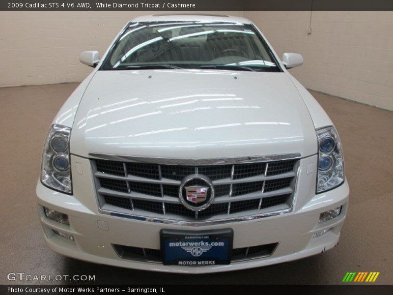 White Diamond Tricoat / Cashmere 2009 Cadillac STS 4 V6 AWD