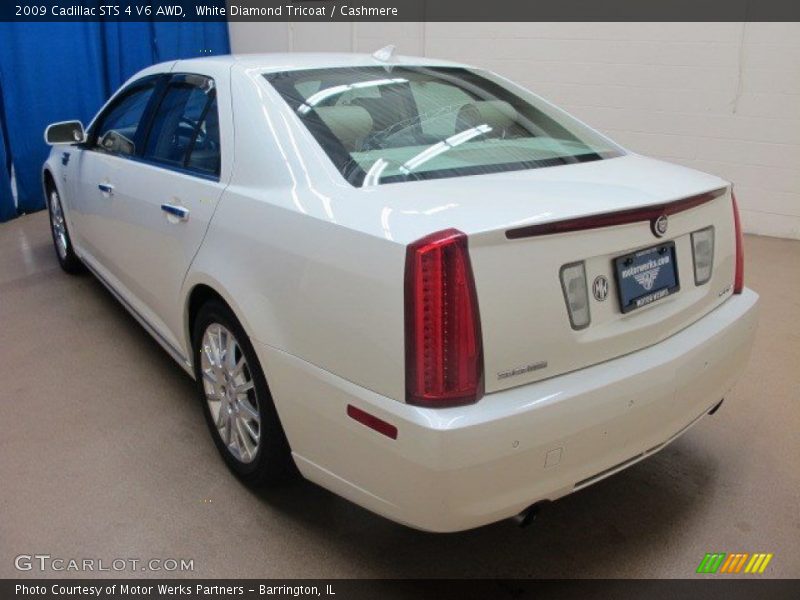 White Diamond Tricoat / Cashmere 2009 Cadillac STS 4 V6 AWD