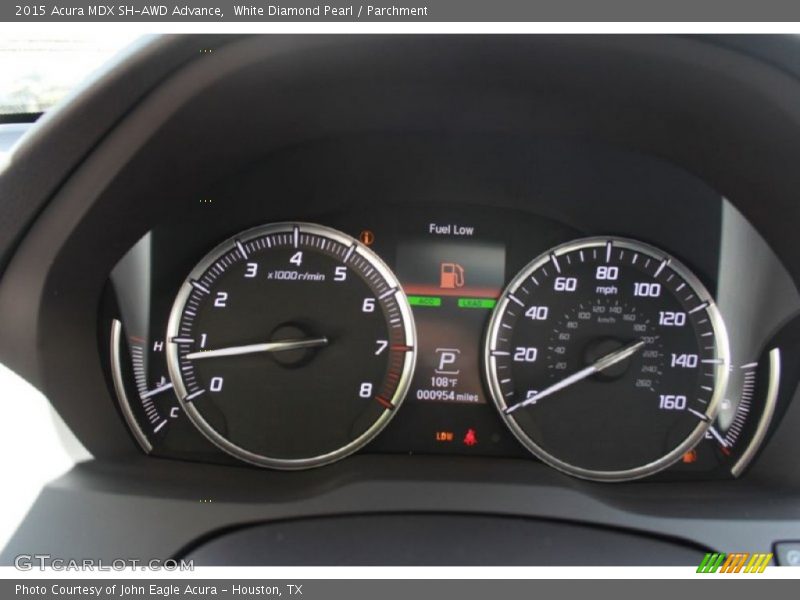 White Diamond Pearl / Parchment 2015 Acura MDX SH-AWD Advance