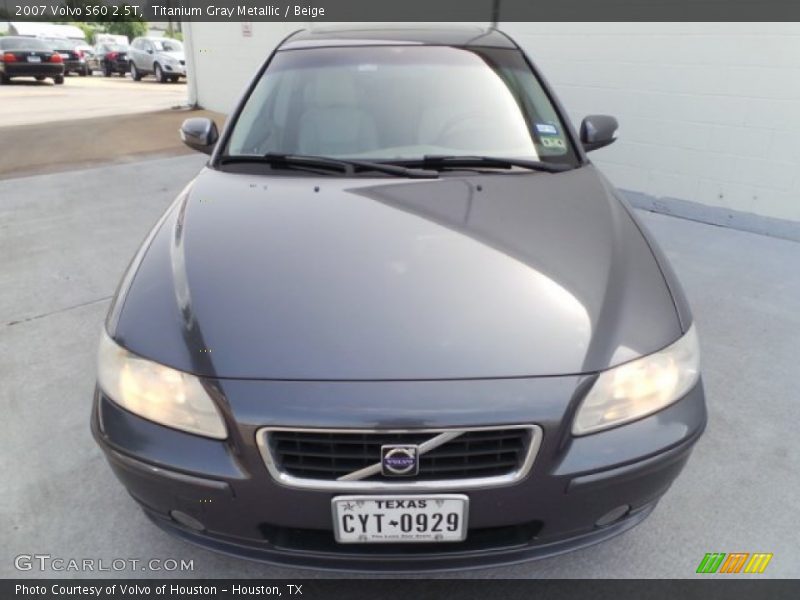 Titanium Gray Metallic / Beige 2007 Volvo S60 2.5T