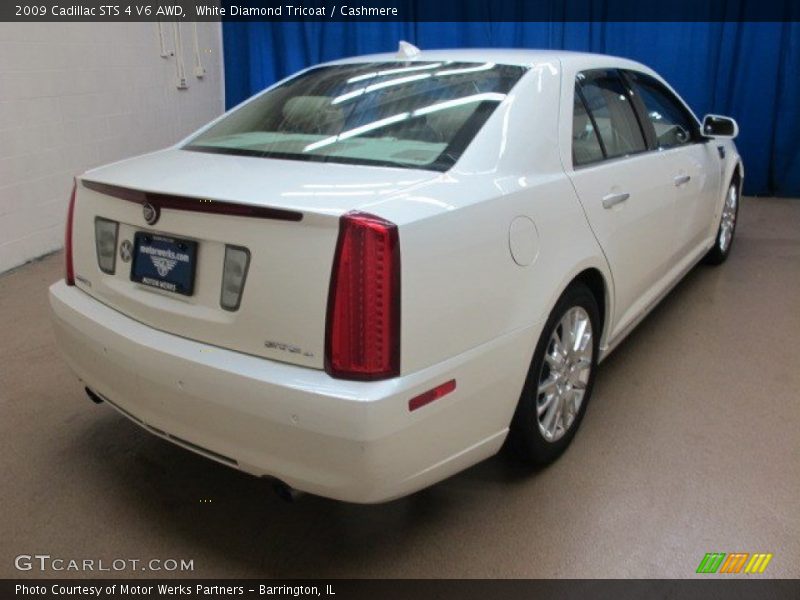 White Diamond Tricoat / Cashmere 2009 Cadillac STS 4 V6 AWD