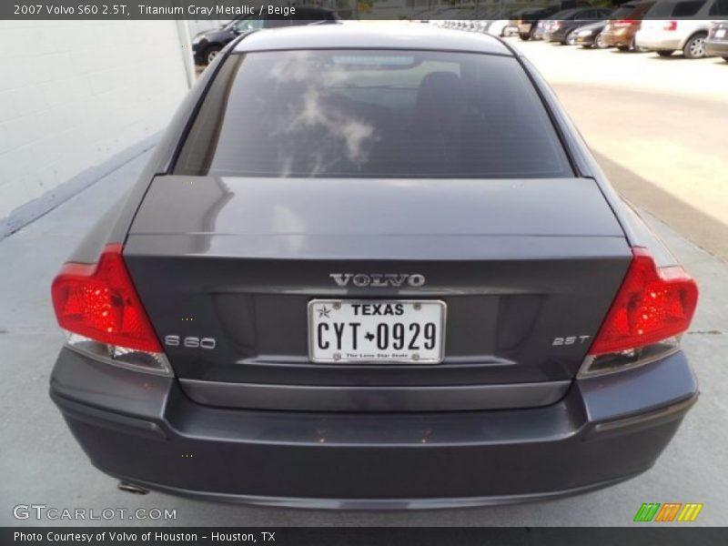 Titanium Gray Metallic / Beige 2007 Volvo S60 2.5T