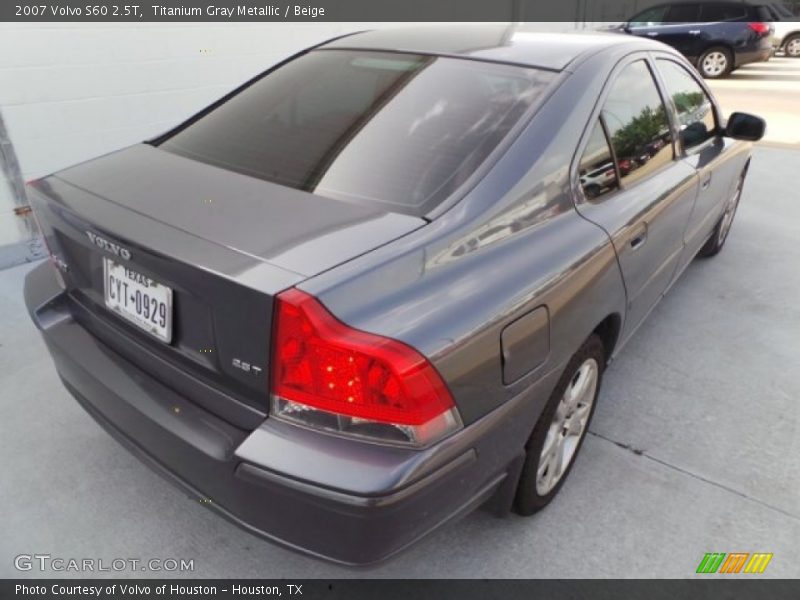 Titanium Gray Metallic / Beige 2007 Volvo S60 2.5T