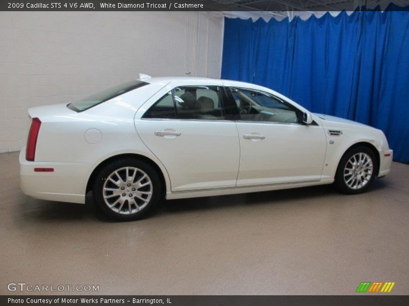 White Diamond Tricoat / Cashmere 2009 Cadillac STS 4 V6 AWD