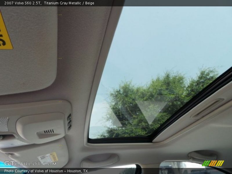 Titanium Gray Metallic / Beige 2007 Volvo S60 2.5T