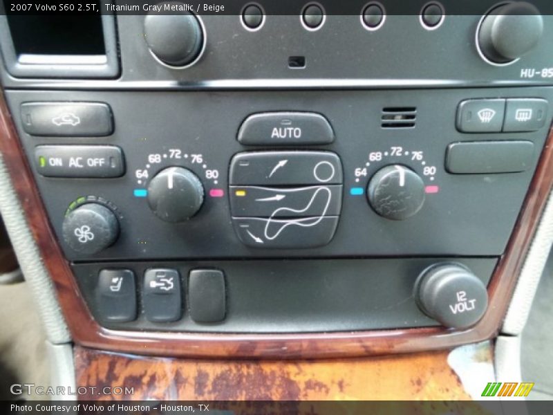 Titanium Gray Metallic / Beige 2007 Volvo S60 2.5T