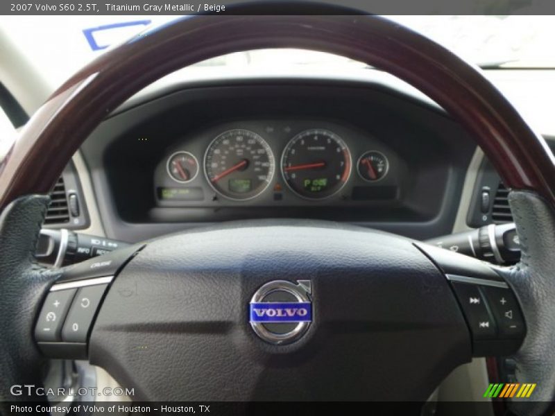 Titanium Gray Metallic / Beige 2007 Volvo S60 2.5T