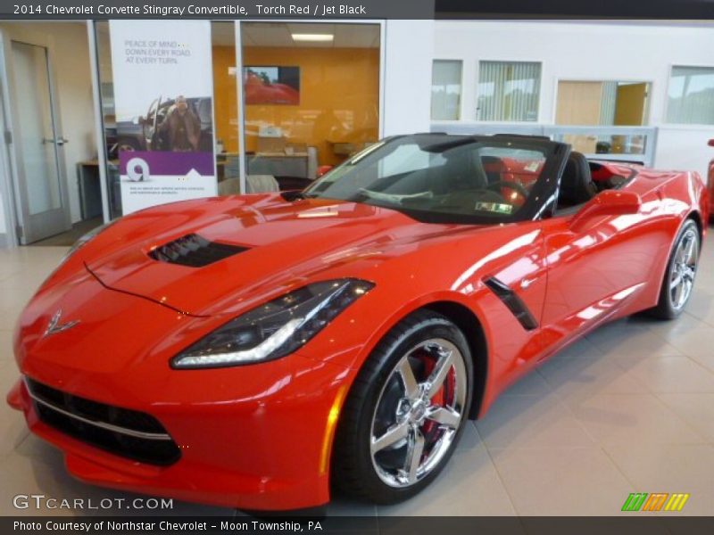 Front 3/4 View of 2014 Corvette Stingray Convertible