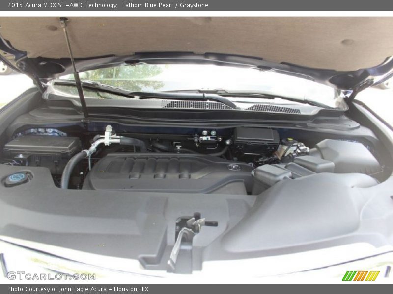 Fathom Blue Pearl / Graystone 2015 Acura MDX SH-AWD Technology