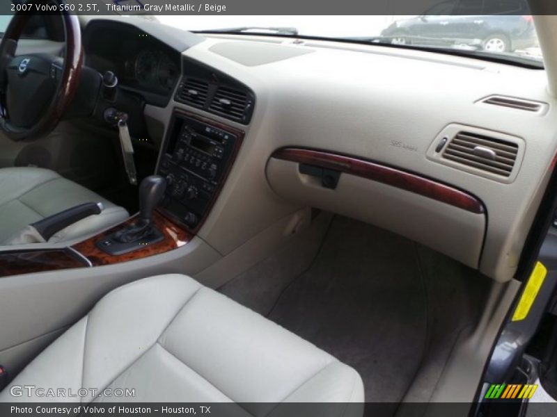 Titanium Gray Metallic / Beige 2007 Volvo S60 2.5T