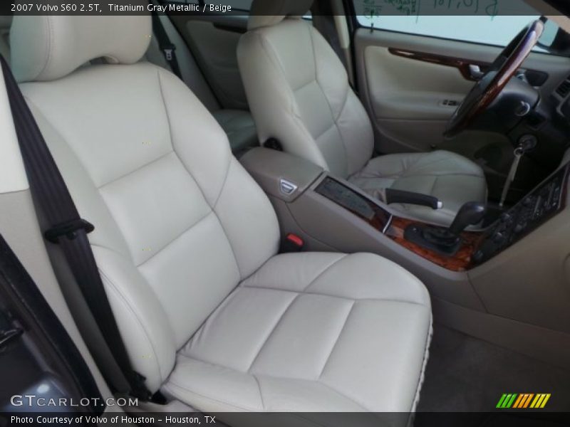 Titanium Gray Metallic / Beige 2007 Volvo S60 2.5T