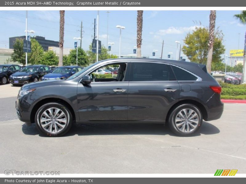 Graphite Luster Metallic / Graystone 2015 Acura MDX SH-AWD Technology