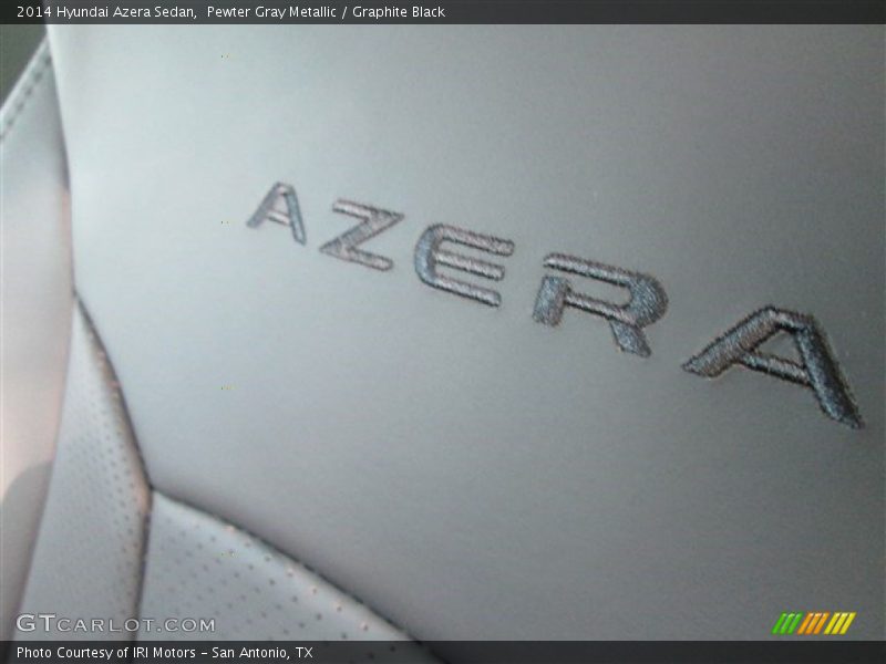 Pewter Gray Metallic / Graphite Black 2014 Hyundai Azera Sedan