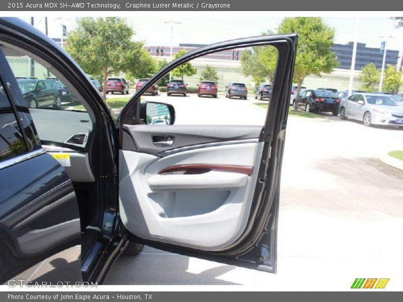 Graphite Luster Metallic / Graystone 2015 Acura MDX SH-AWD Technology