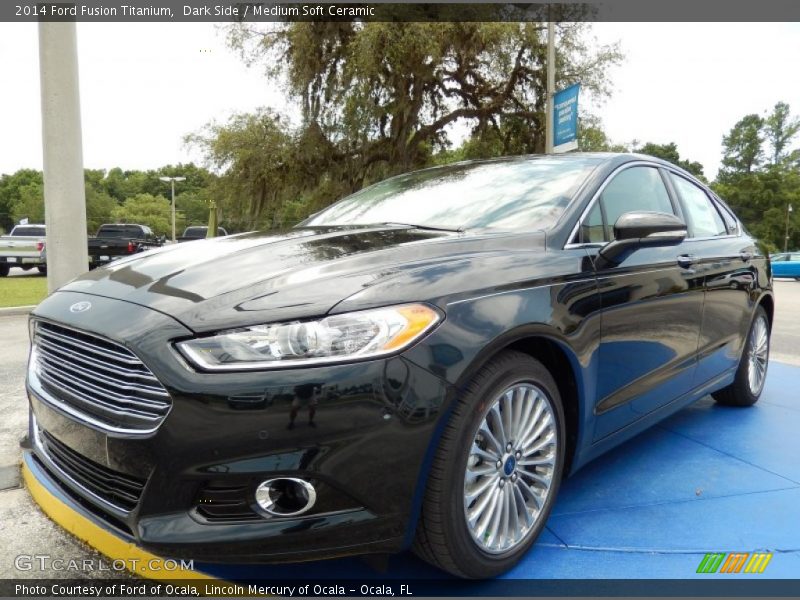 Dark Side / Medium Soft Ceramic 2014 Ford Fusion Titanium