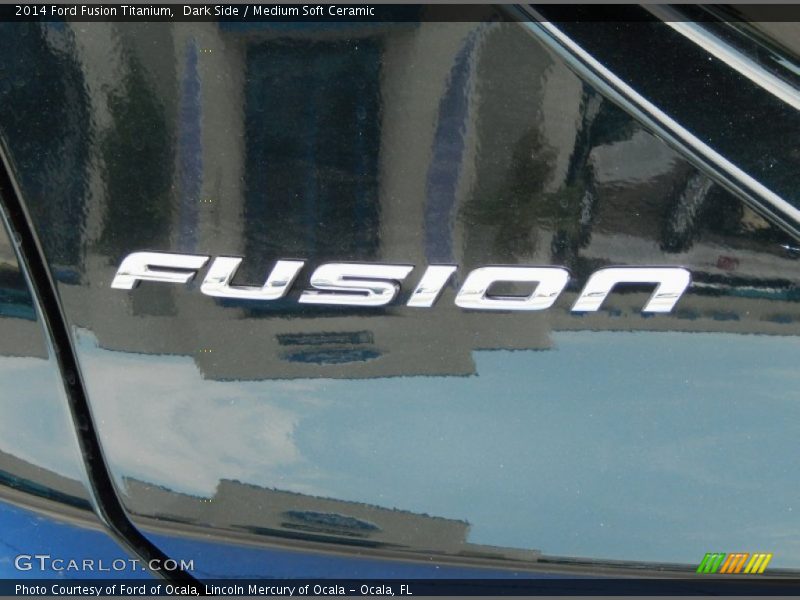 Dark Side / Medium Soft Ceramic 2014 Ford Fusion Titanium